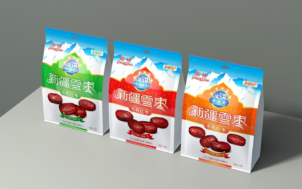 新疆系列大红枣包装设计怎么做出新疆特色，有颜值又卖货！看上海亘一食品包装设计公司怎么操作！