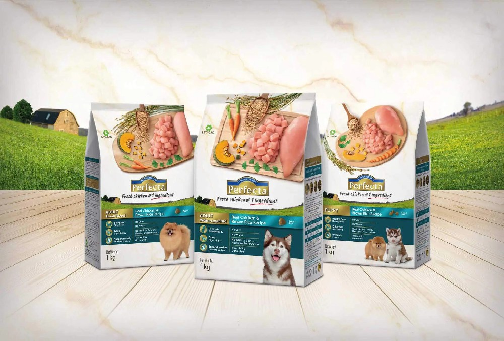 Perfecta宠物食品包装设计，狗粮猫粮品牌包装设计公司
