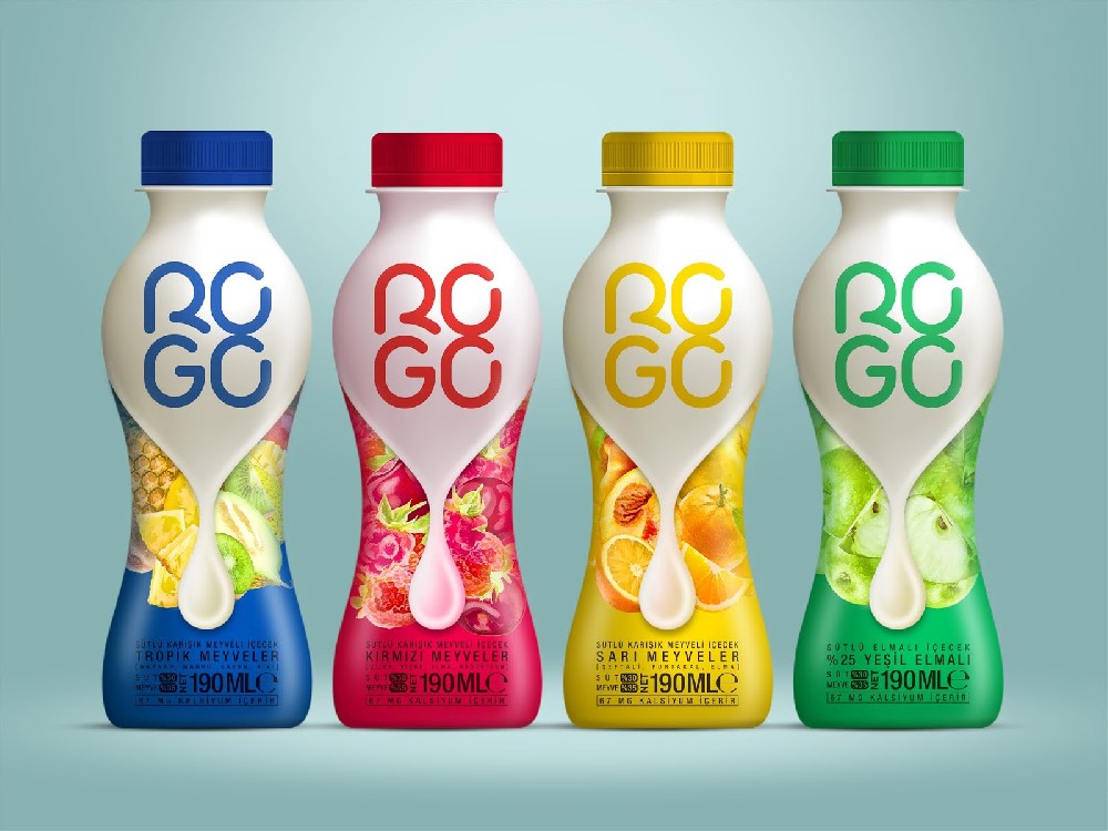 看见水果汁饮料包装设计---ROGO果汁牛奶包装设计公司